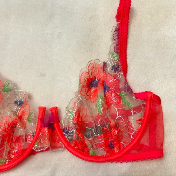 New! For Love and Lemons Shimmer Zinnia Bra 1340 - Picture 3 of 10